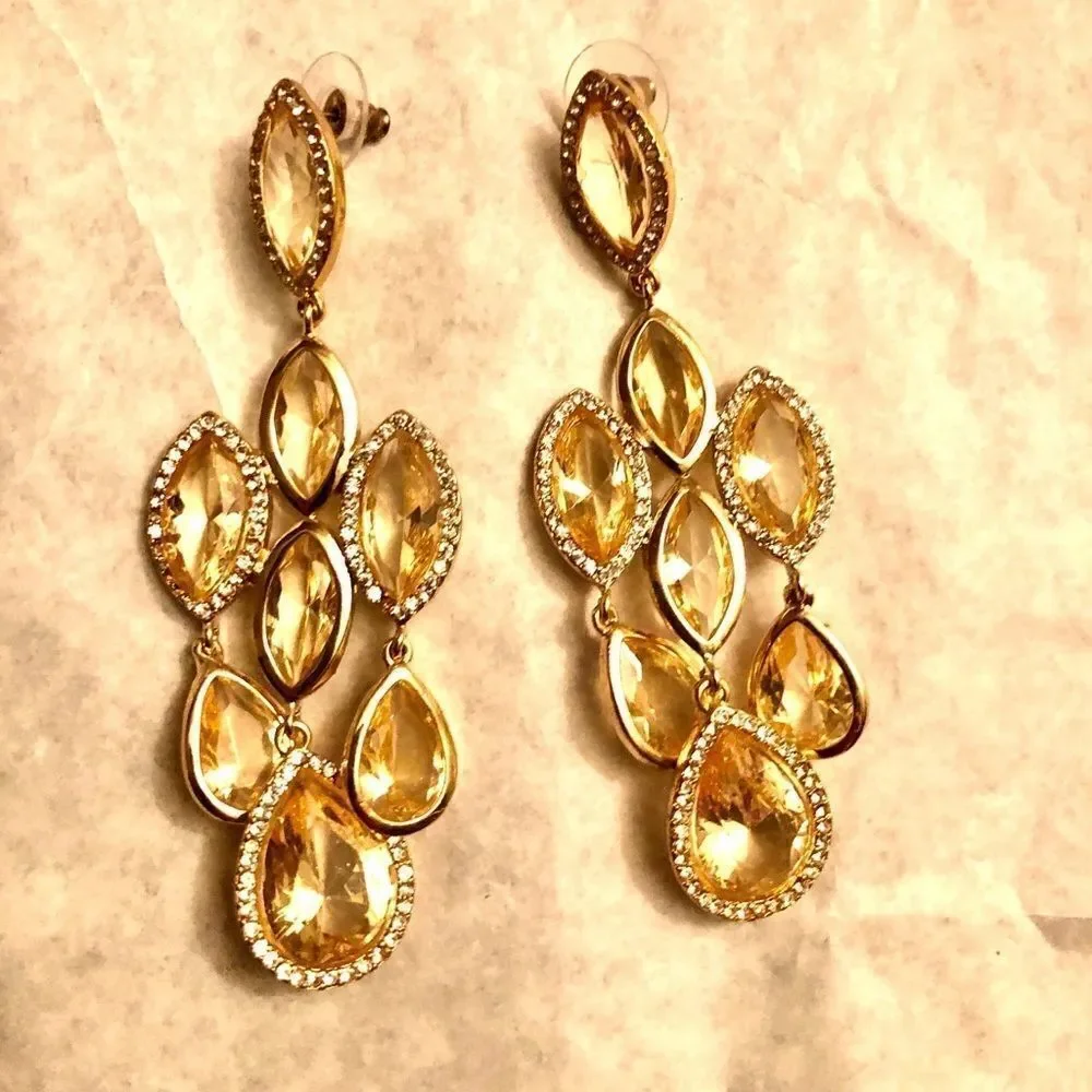 Crystal Earrings - Picture 2 of 2